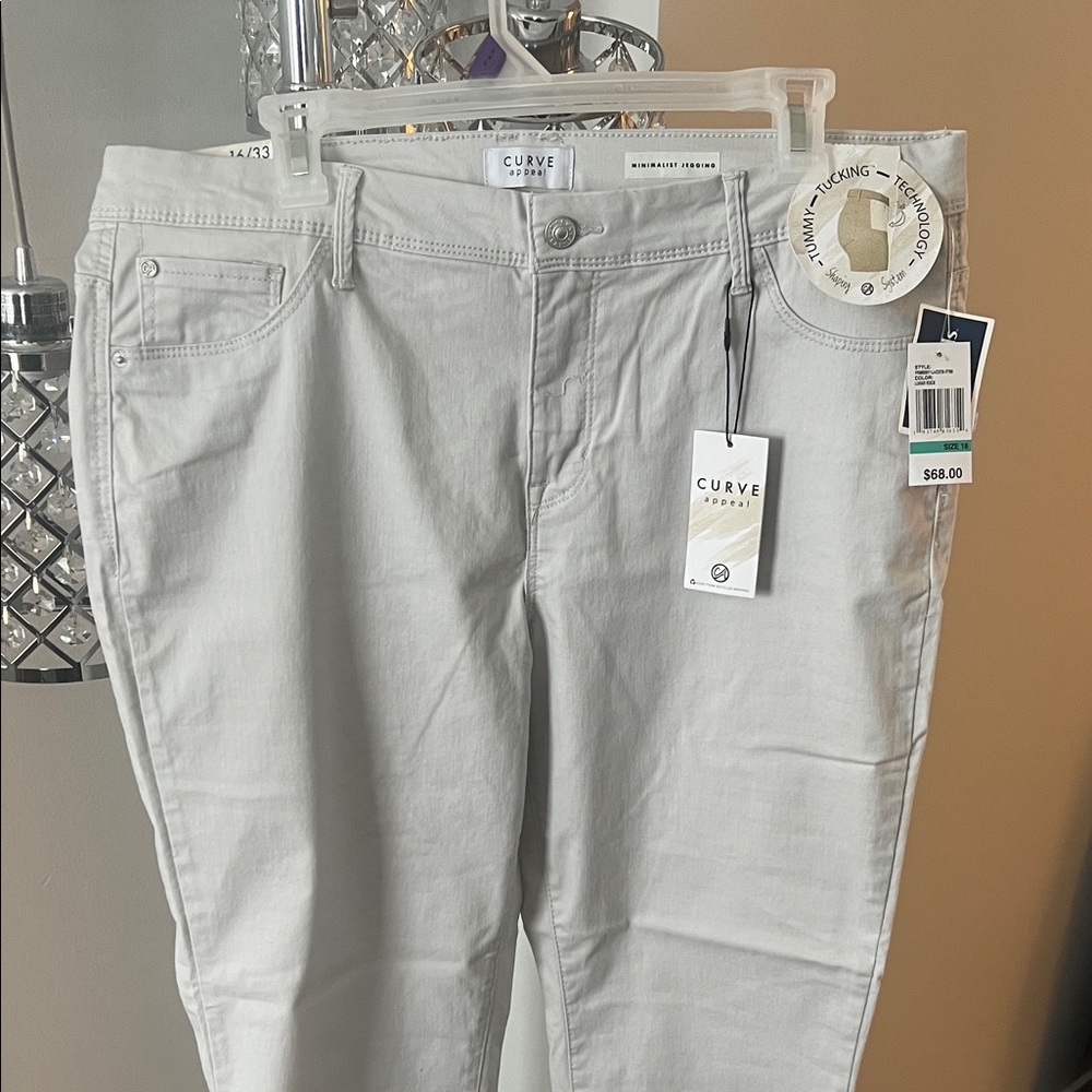 Curve Women's Light Gray Skinny Jeans